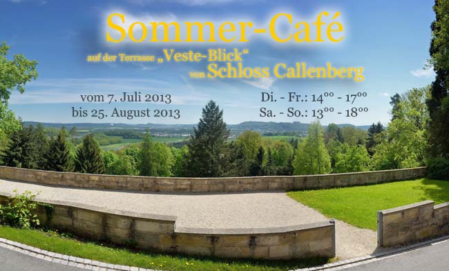 7. Juli bis 25. August: Sommer-Café